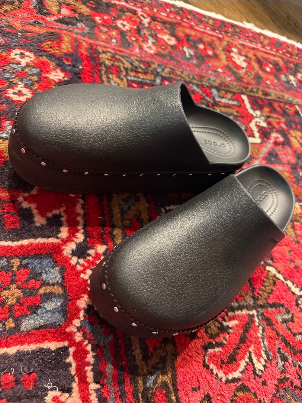 CROCS Dylan Platform Studded Clogs